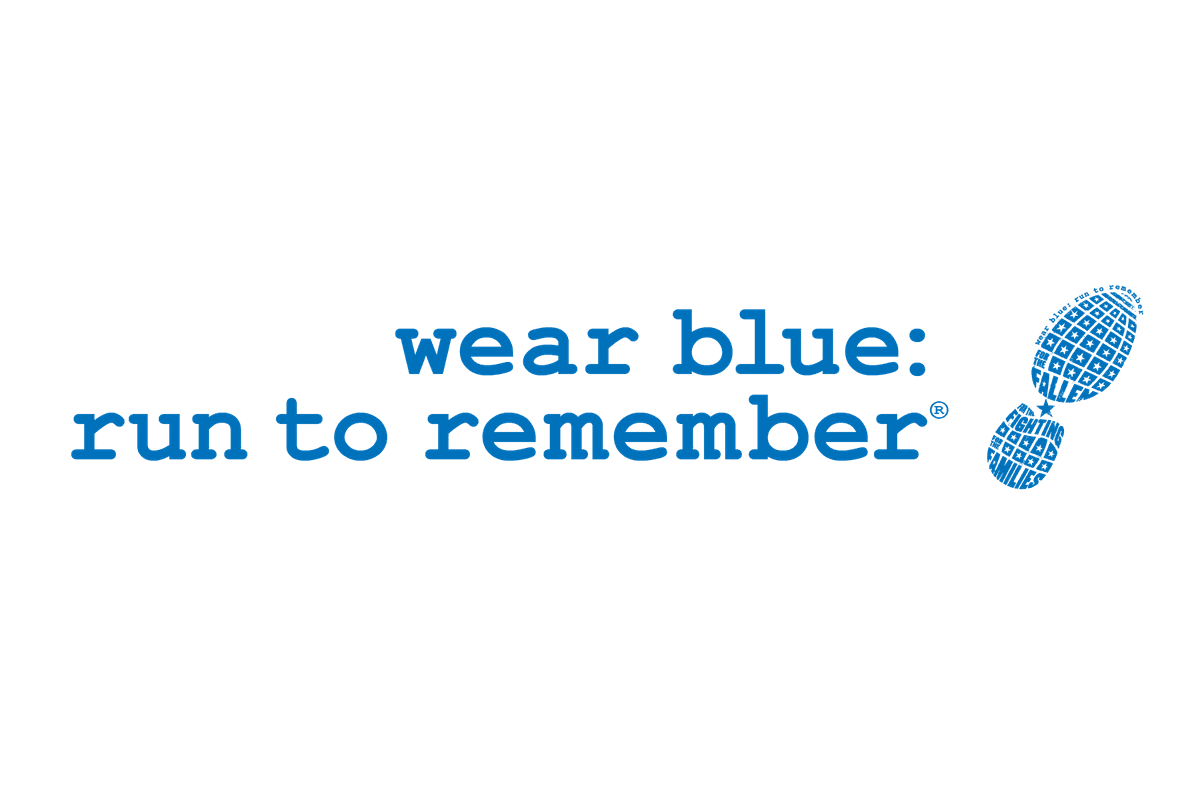 wear blue: run to remember logo